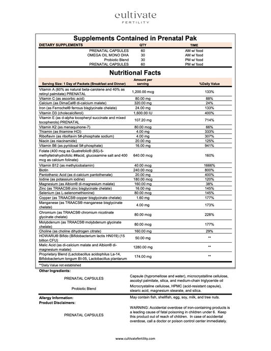 Prenatal Complete Protocol